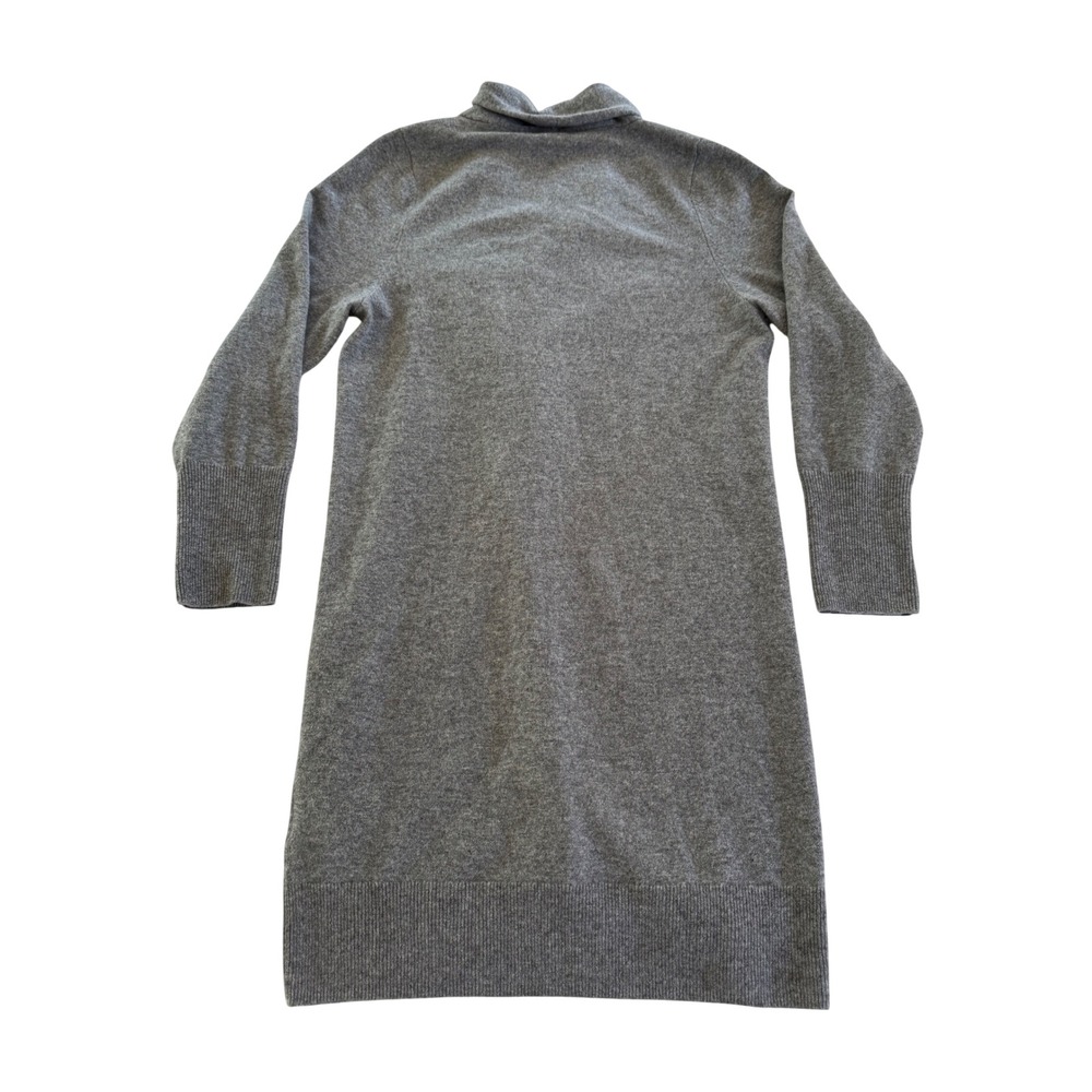Quince Mongolian Cashmere Duster Cardigan Gray Size M 100% Cashmere Minimalist - Picture 6 of 9